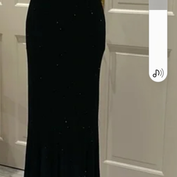 Jessica McClintock Strapless Long Sparkling Mermaid like Evening Gown - Picture 6 of 10